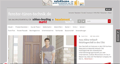 Desktop Screenshot of fenster-tueren-technik.de